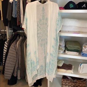 Long summer cardigan